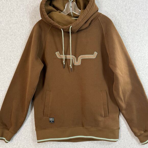 Kimes Ranch Two Scoops Fleece Hoodie Sweatshirt Size M Western Ranch Casual - Picture 2 of 14